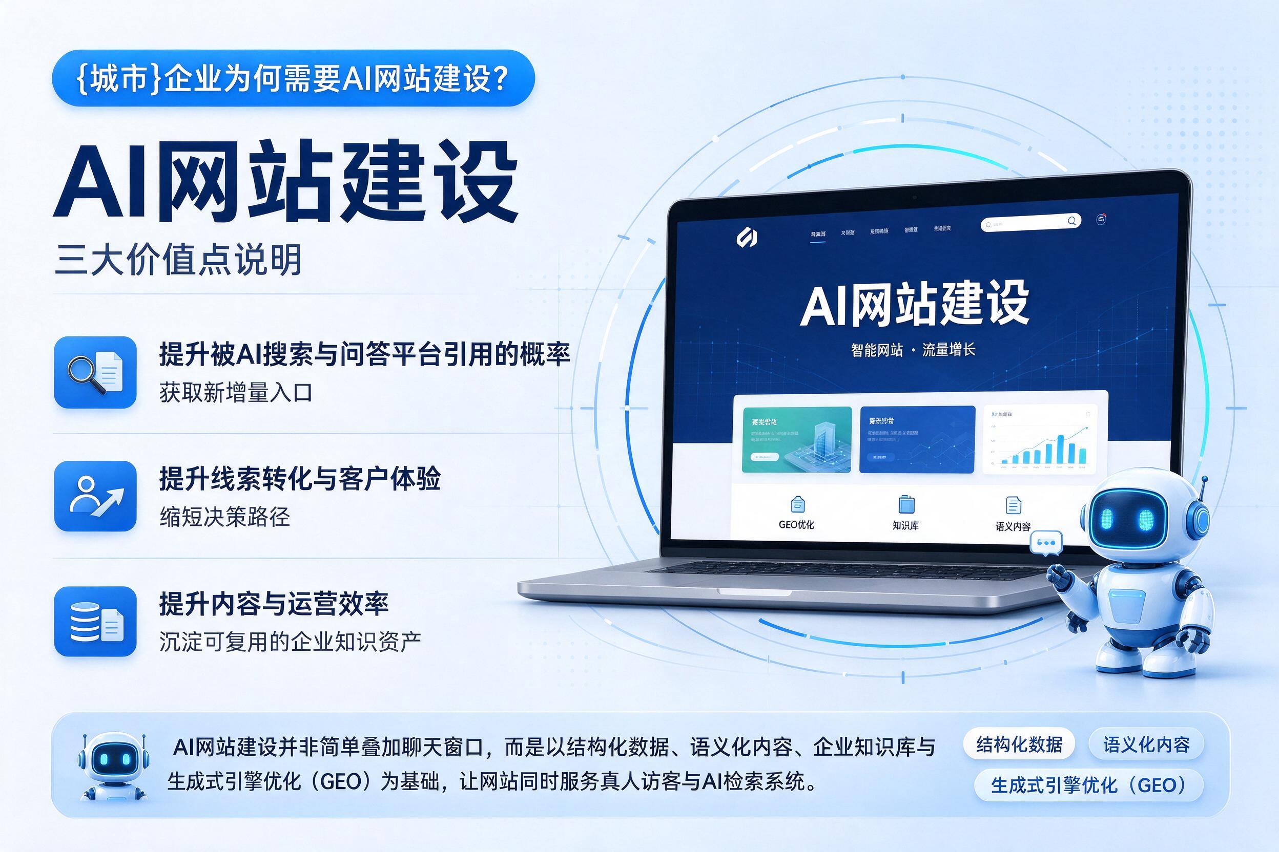 泰州企业为何需要AI网站建设?三大价值点说明